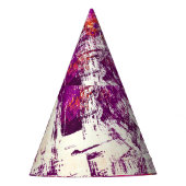 Hintergrund dunkler Abstrakter Blöcke Partyhütchen (Vorderseite)