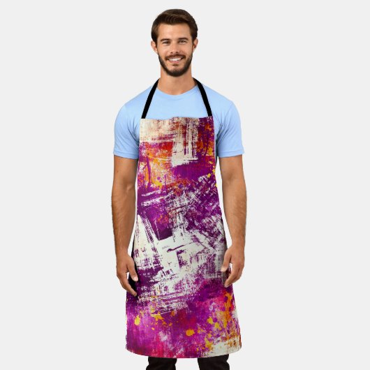 Hintergrund dunkler Abstrakter Blöcke Schürze (Getragen)