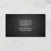 Hintergrund dunkler Textur Visitenkarte (Rückseite)