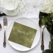 Hintergrund-E-Mail zum Olive Sage Green Shimmer Li All In One Einladung