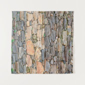 Hintergrund einer fotografierten Wandstruktur aus  Wandteppich (Vorderseite (Horizontal))