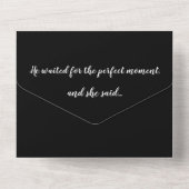 Hintergrund: Engagement der Partei Foto-Amsterdam All In One Einladung (Rückseite)