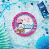 Hintergrund-Farbe des alles- Gute zum Pappteller (Party)