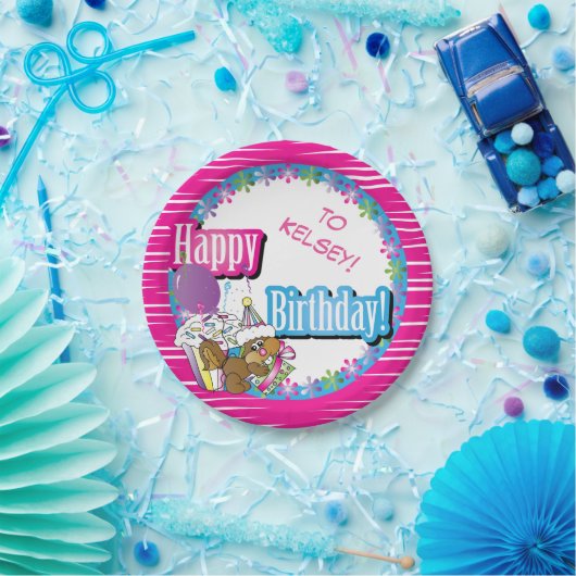 Hintergrund-Farbe des alles- Gute zum Pappteller (Party)