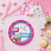 Hintergrund-Farbe des alles- Gute zum Pappteller (Party)