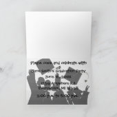 Hintergrund/Farbe des Schriftartes für die Einladu Dankeskarte (Innenseite)