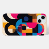 Hintergrund farbiger Buchstaben Case-Mate iPhone Hülle (Rückseite (Horizontal))