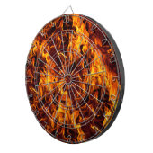 Hintergrund Feuer-/Flammenmuster Dartscheibe (Vorderseite rechts)