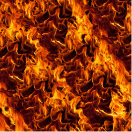 Hintergrund Feuer-/Flammenmuster Freistehende Fotoskulptur