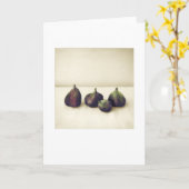 Hintergrund Figs II Stillleben Leere Gruß Karte (Gelbe Blume)