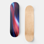 Hintergrund fließender farbiger Formen Skateboard (Vorderseite)