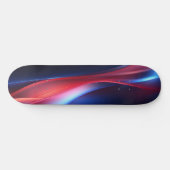 Hintergrund fließender farbiger Formen Skateboard (Horizontal)