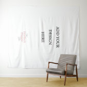 Hintergrund-Fotobooth-Vorlage leer Wandteppich (Beispiel (Horizontal))