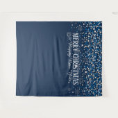 Hintergrund frohe Weihnachten und glückliches Neue Wandteppich (Vorderseite (Horizontal))