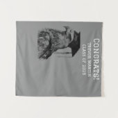 Hintergrund für Abschluss-Glückwunsch | Eagle Wandteppich (Vorderseite (Horizontal))