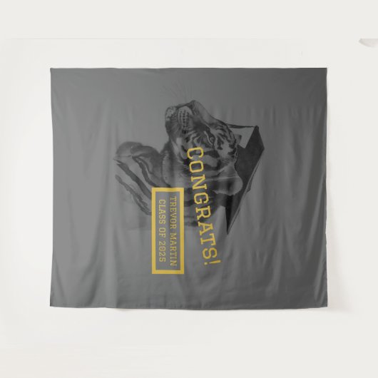 Hintergrund für Abschluss-Glückwunsch Wandteppich (Vorderseite (Horizontal))