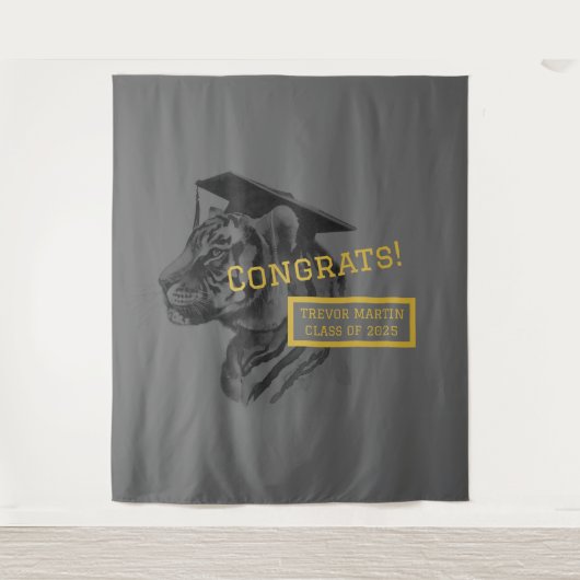 Hintergrund für Abschluss-Glückwunsch Wandteppich (Vorderseite)