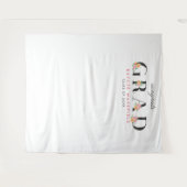 Hintergrund für Abschluss-Rose und Typografie-Foto Wandteppich (Vorderseite (Horizontal))