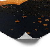 Hintergrund für abstrakte Blume Poster (Ecke)