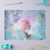 Hintergrund für Abstrakte Dekoupage von Pinselstri Seidenpapier (Basteln)