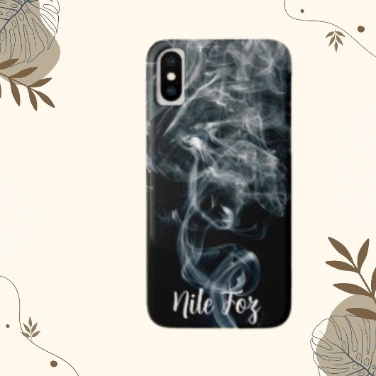 Hintergrund für Abstrakte Rauchgase, Ihr Name Case-Mate iPhone Hülle