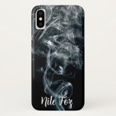 Hintergrund für Abstrakte Rauchgase, Ihr Name Case-Mate iPhone Hülle (Rückseite)