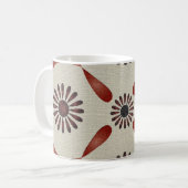 Hintergrund für abstrakte Ziermuster Kaffeetasse (Vorderseite Links)