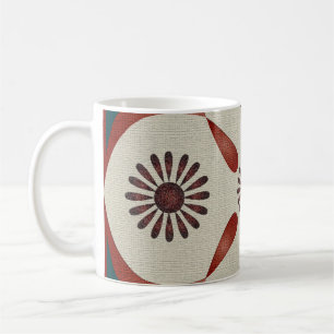 Hintergrund für abstrakte Ziermuster Kaffeetasse