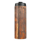 Hintergrund für alte, verwitterte Bretter, abstrak Thermosbecher (Vorderseite)