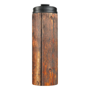 Hintergrund für alte, verwitterte Bretter, abstrak Thermosbecher