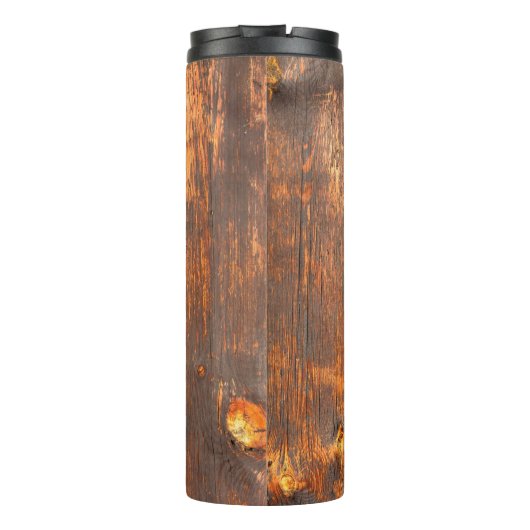 Hintergrund für alte, verwitterte Bretter, abstrak Thermosbecher (Rückseite)