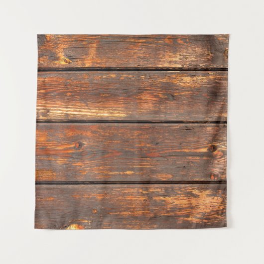 Hintergrund für alte, verwitterte Bretter, abstrak Wandteppich (Vorderseite (Horizontal))