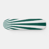 Hintergrund für Aquamarine grüne Sonnenstrahlen Skateboard (Horizontal)