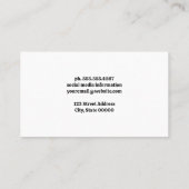 Hintergrund für Aquarellbilder Visitenkarte (Rückseite)