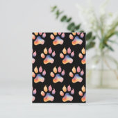 Hintergrund für Aquarellfarben Postkarte (Stehend Vorderseite)