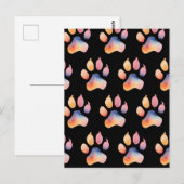 Hintergrund für Aquarellfarben Postkarte (Vorne/Hinten)