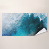 Hintergrund für Aquarellpapier Abstrakt Painted Il Badehandtuch (Badehandtuch)