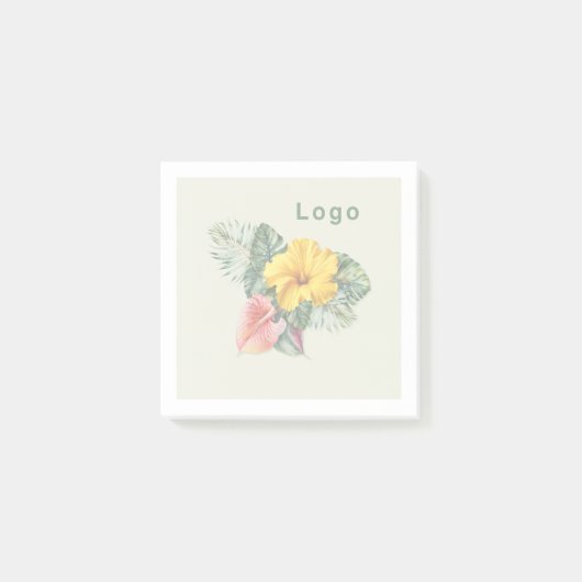 Hintergrund für ausgeblendete Logo-Bilder Post-it Klebezettel (Vorderseite)