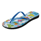 Hintergrund für Baby-Tiere Badesandalen (Schrägansicht)