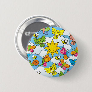 Hintergrund für Baby-Tiere Button