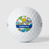 Hintergrund für Baby-Tiere Golfball (Vorderseite)