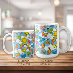 Hintergrund für Baby-Tiere Kaffeetasse