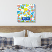 Hintergrund für Baby-Tiere Leinwanddruck (Insitu (Schlafzimmer))