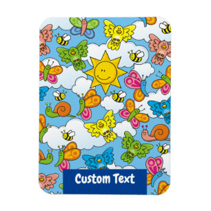 Hintergrund für Baby-Tiere Magnet