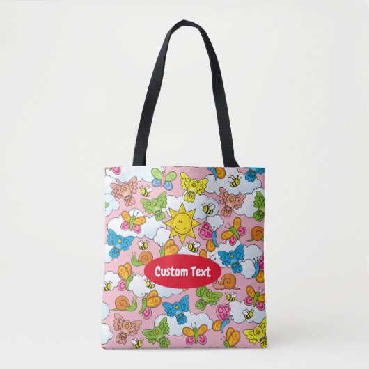 Hintergrund für Baby-Tiere Tasche (Vorderseite)