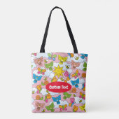 Hintergrund für Baby-Tiere Tasche (Rückseite)