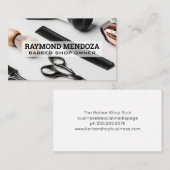 Hintergrund für Barber- und Sanitärzubehör Visitenkarte (Vorne/Hinten)