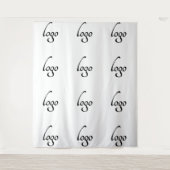 Hintergrund für benutzerdefinierte Logoereignisse Wandteppich (Vorderseite)