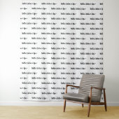 Hintergrund für benutzerdefinierte Text-Logos: Sch Wandteppich (Beispiel)