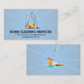 Hintergrund für blaue Blasen | Vakuen Visitenkarte (Vorne/Hinten)